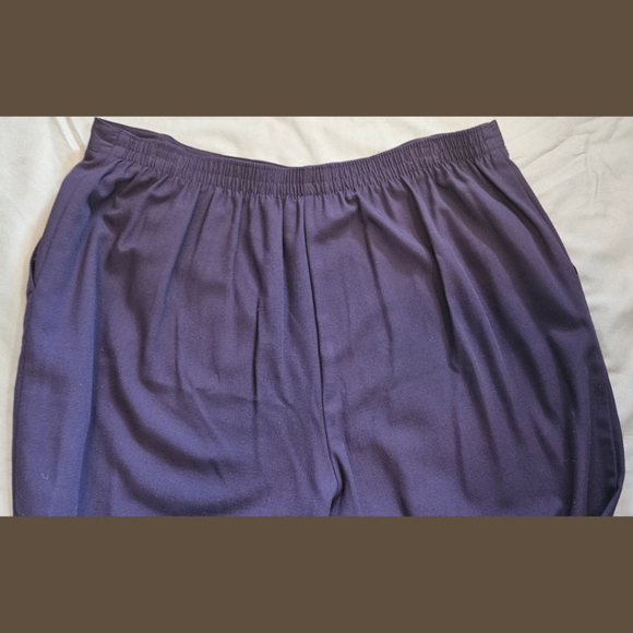 Sag Harbor Slacks, Navy Blue, Chain On Front,18W, GUC✔️ - Picture 4 of 6